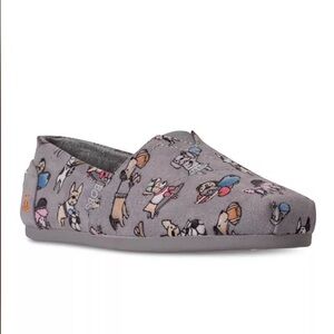 Bobs Plush Sporty Dogs Casual Slip-On Flats Bobs For Dogs New